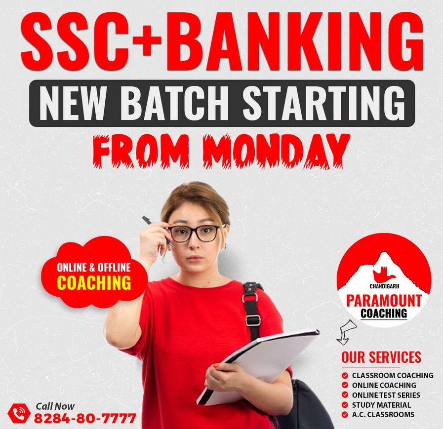 Paramount Coaching - Best Bank & SSC Coaching in Chandigarh image 5